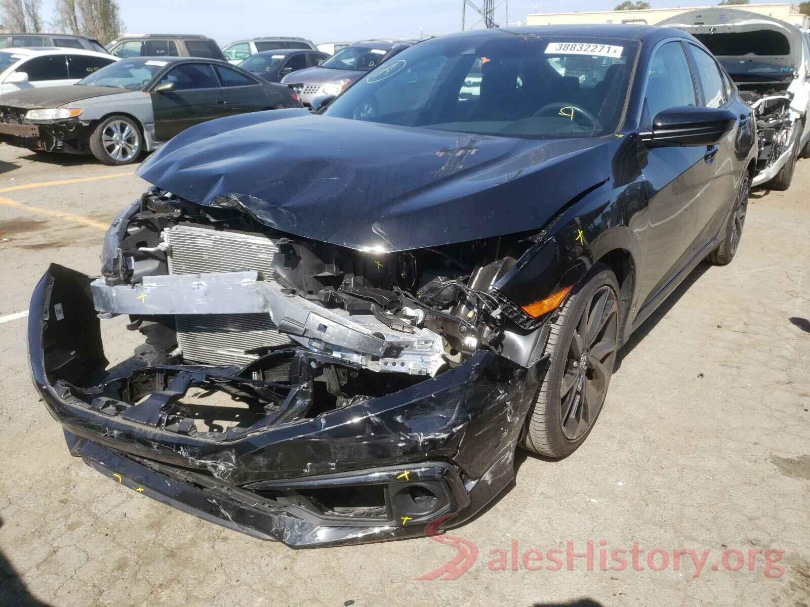 2HGFC2F81KH595483 2019 HONDA CIVIC