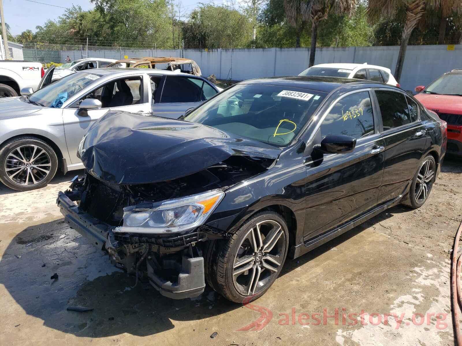 1HGCR2F50GA190809 2016 HONDA ACCORD