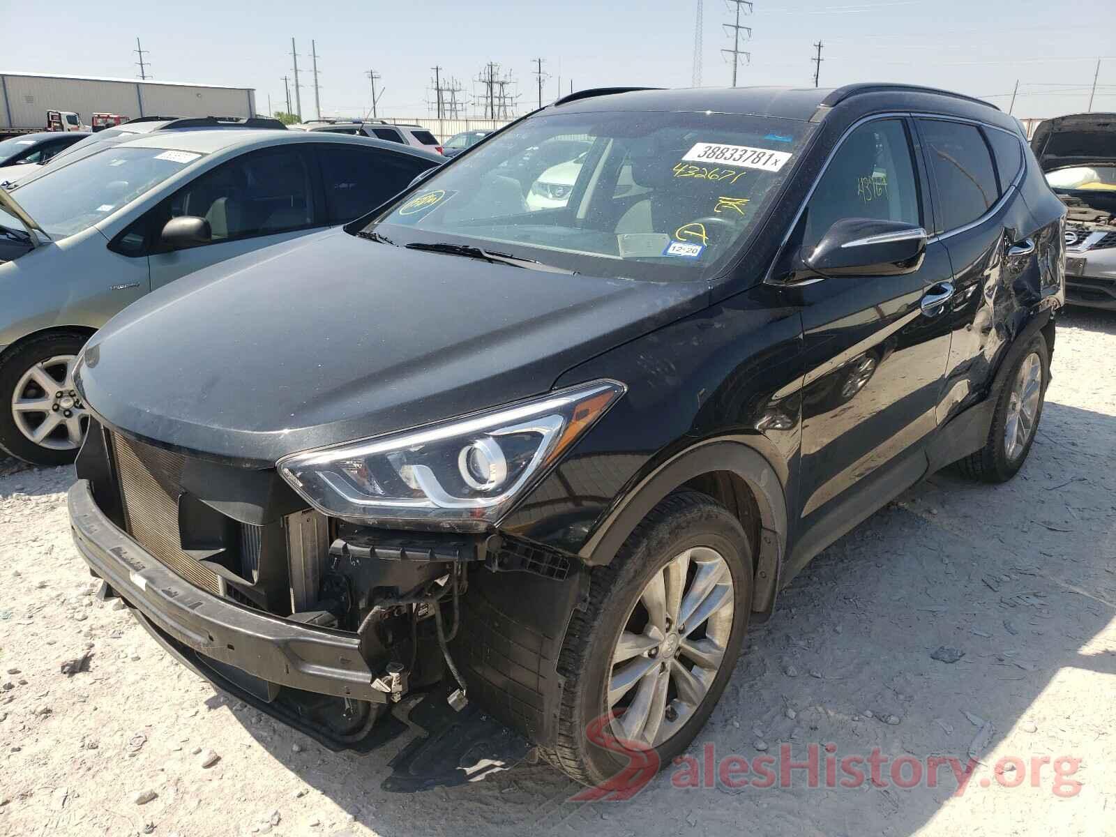 5XYZU4LA6HG432671 2017 HYUNDAI SANTA FE