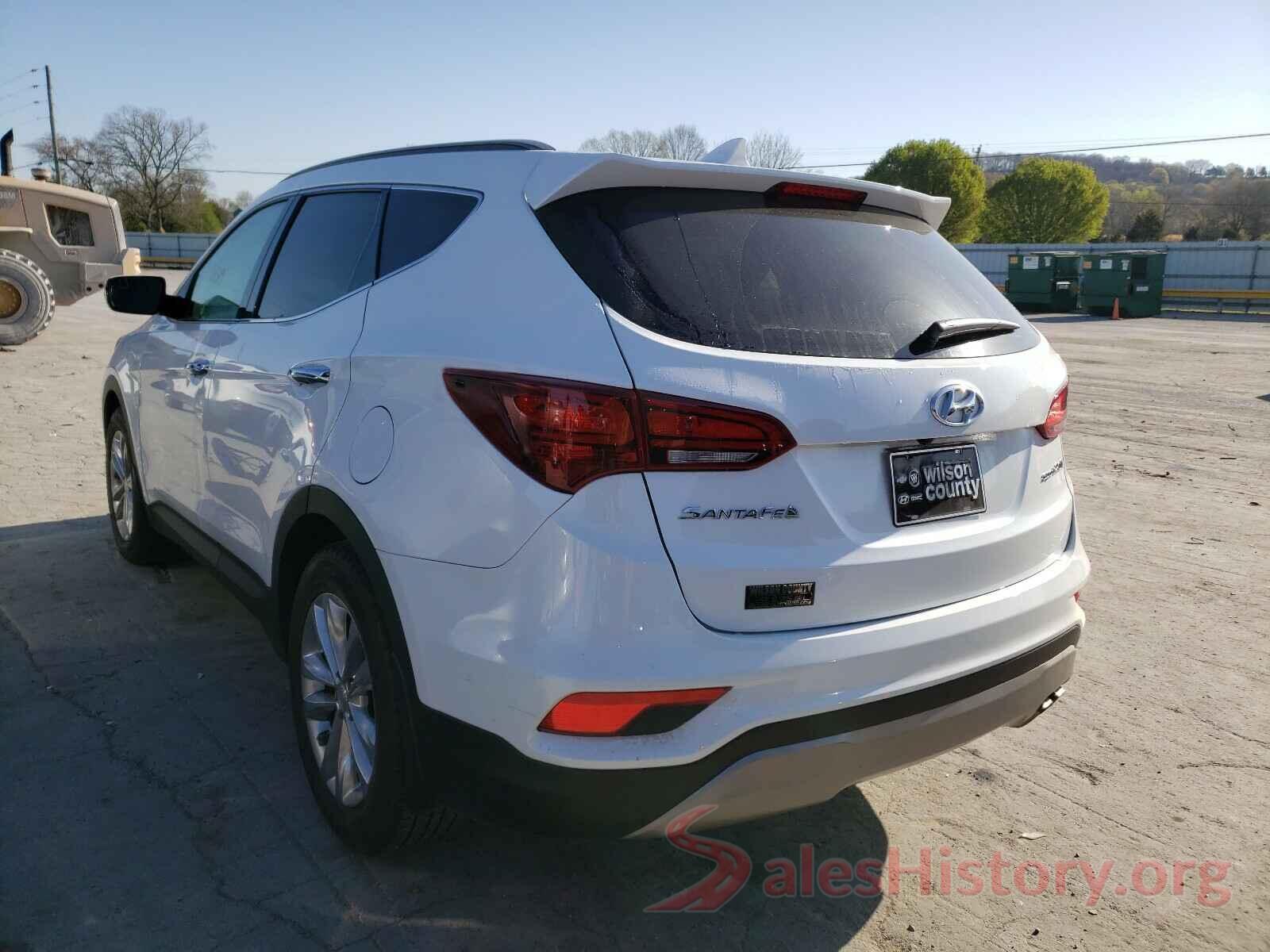 5XYZU4LAXHG492260 2017 HYUNDAI SANTA FE