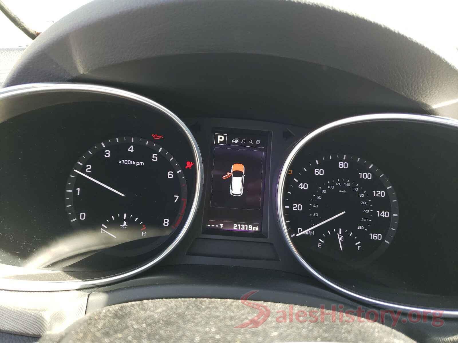 5XYZU4LAXHG492260 2017 HYUNDAI SANTA FE