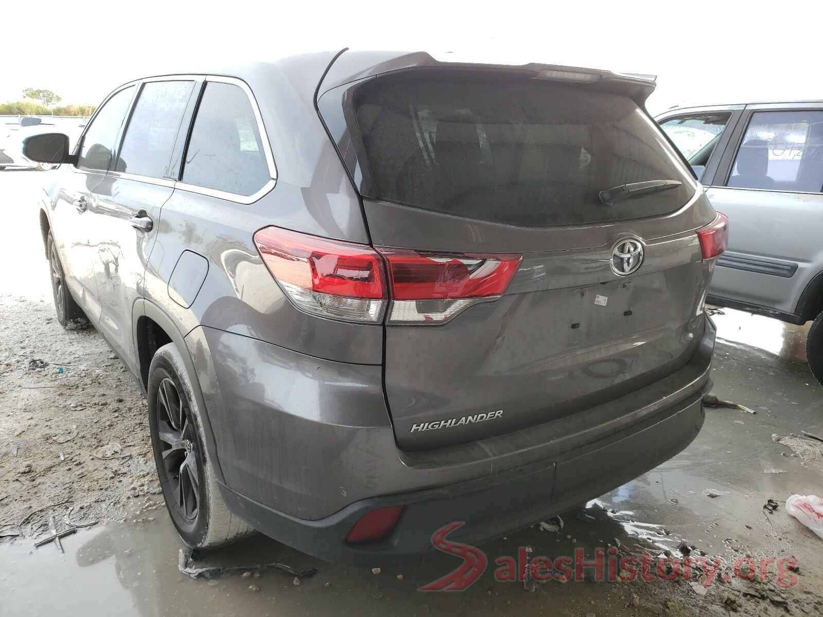 5TDZZRFH5KS348665 2019 TOYOTA HIGHLANDER