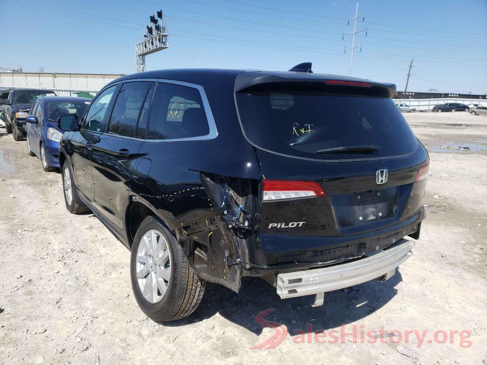 5FNYF5H16KB041653 2019 HONDA PILOT