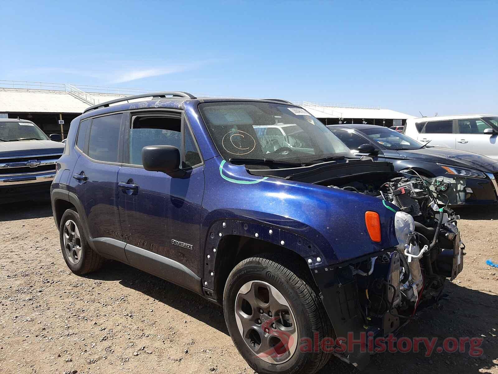 ZACCJAAB9HPF83061 2017 JEEP RENEGADE