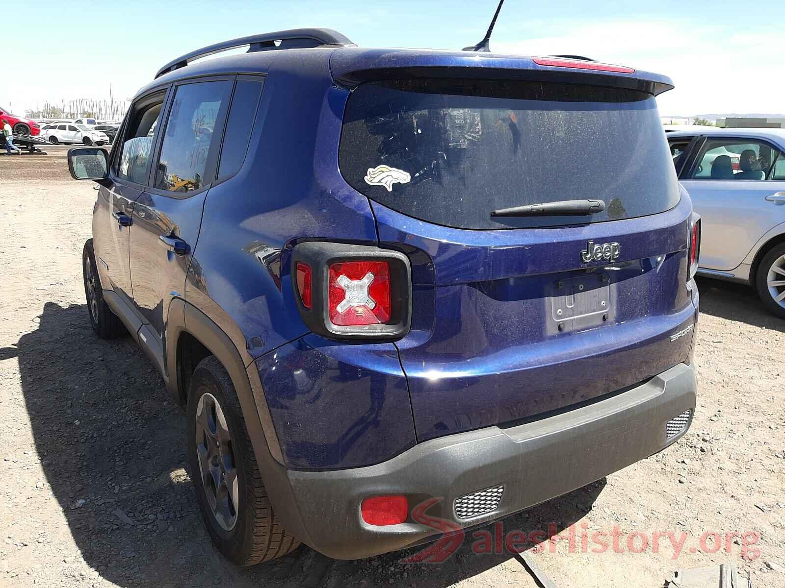 ZACCJAAB9HPF83061 2017 JEEP RENEGADE