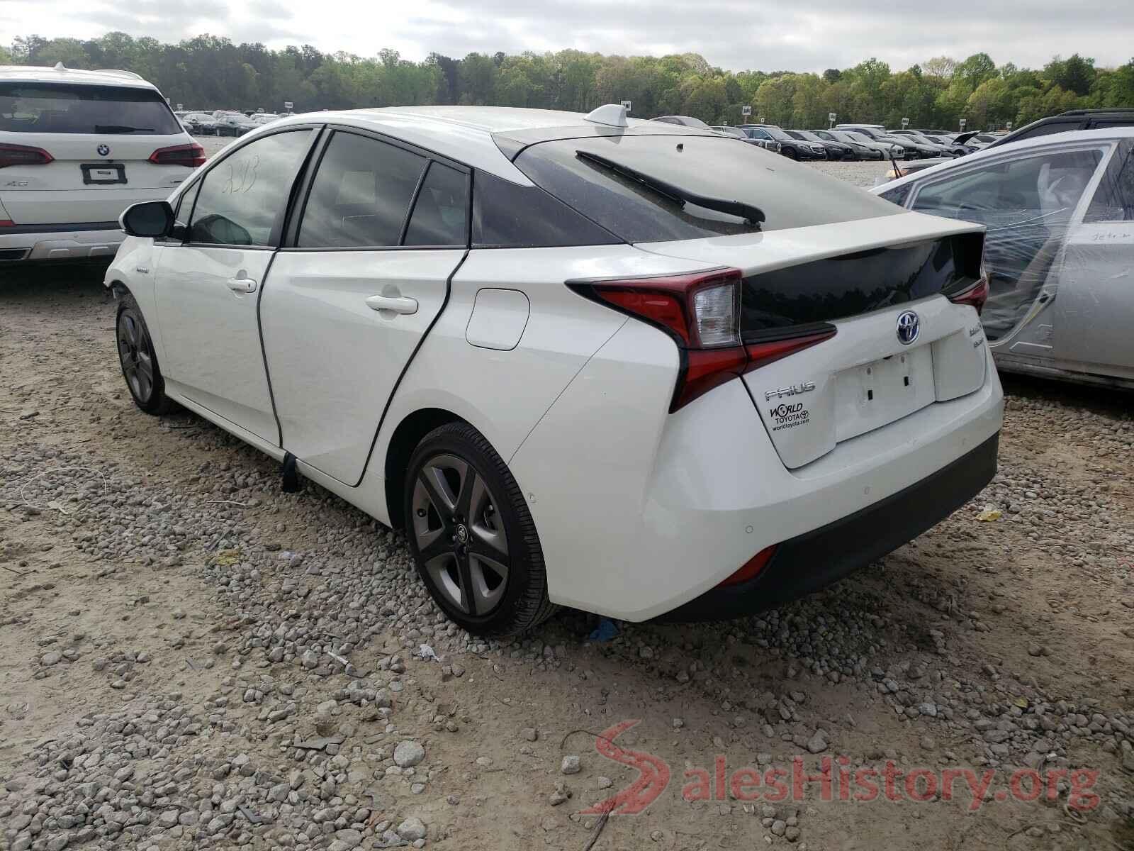 JTDKARFU1K3089728 2019 TOYOTA PRIUS