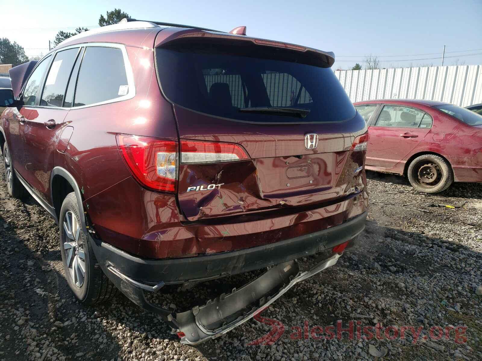 5FNYF6H58KB016133 2019 HONDA PILOT