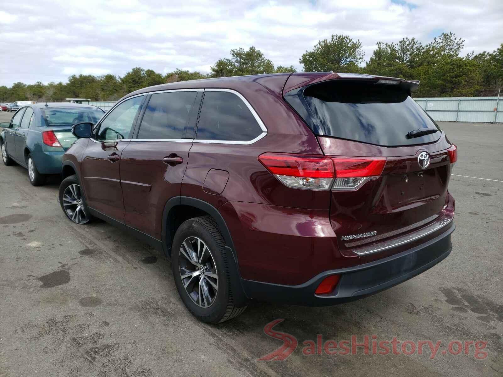 5TDBZRFH3KS961417 2019 TOYOTA HIGHLANDER