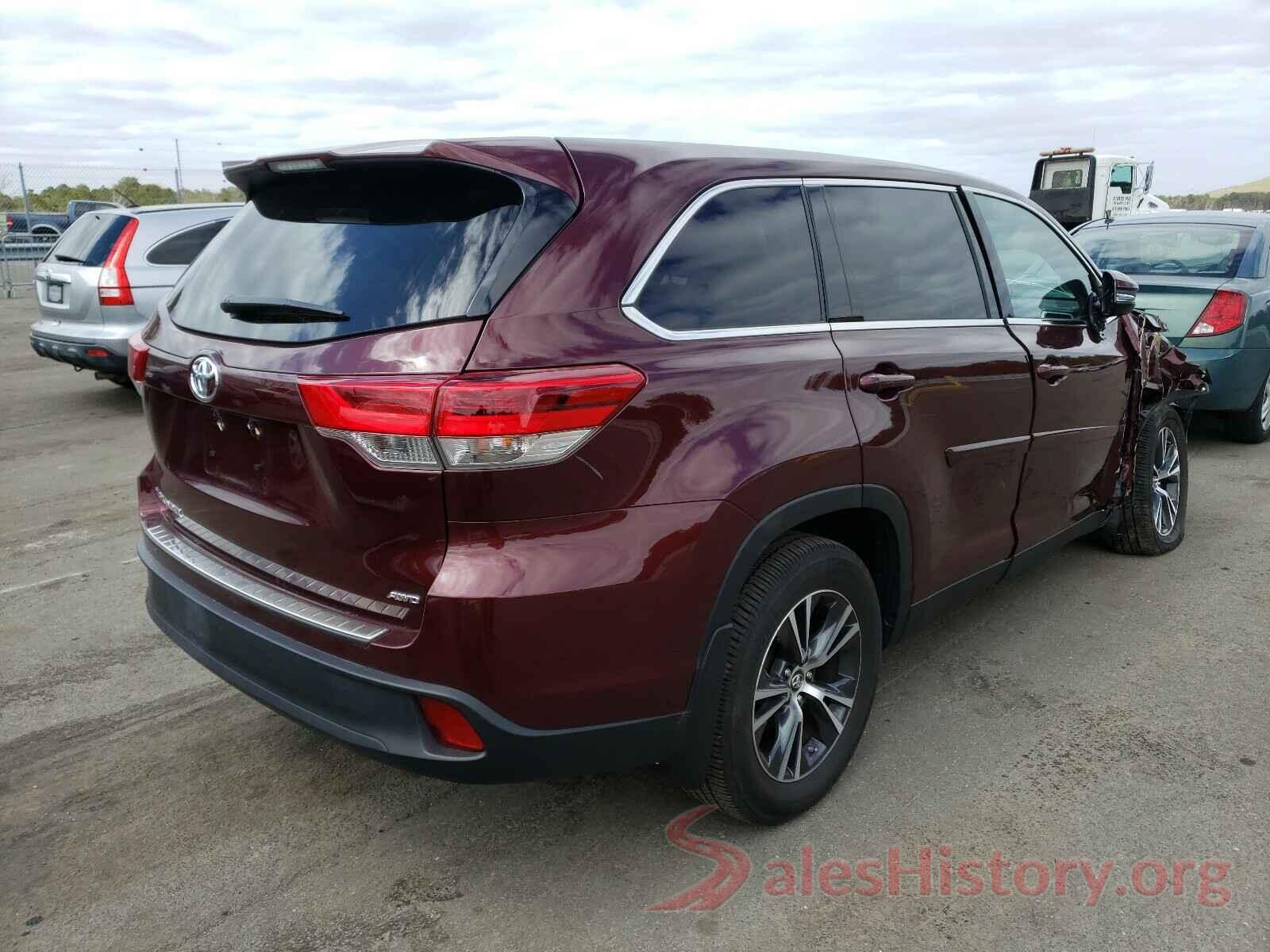 5TDBZRFH3KS961417 2019 TOYOTA HIGHLANDER