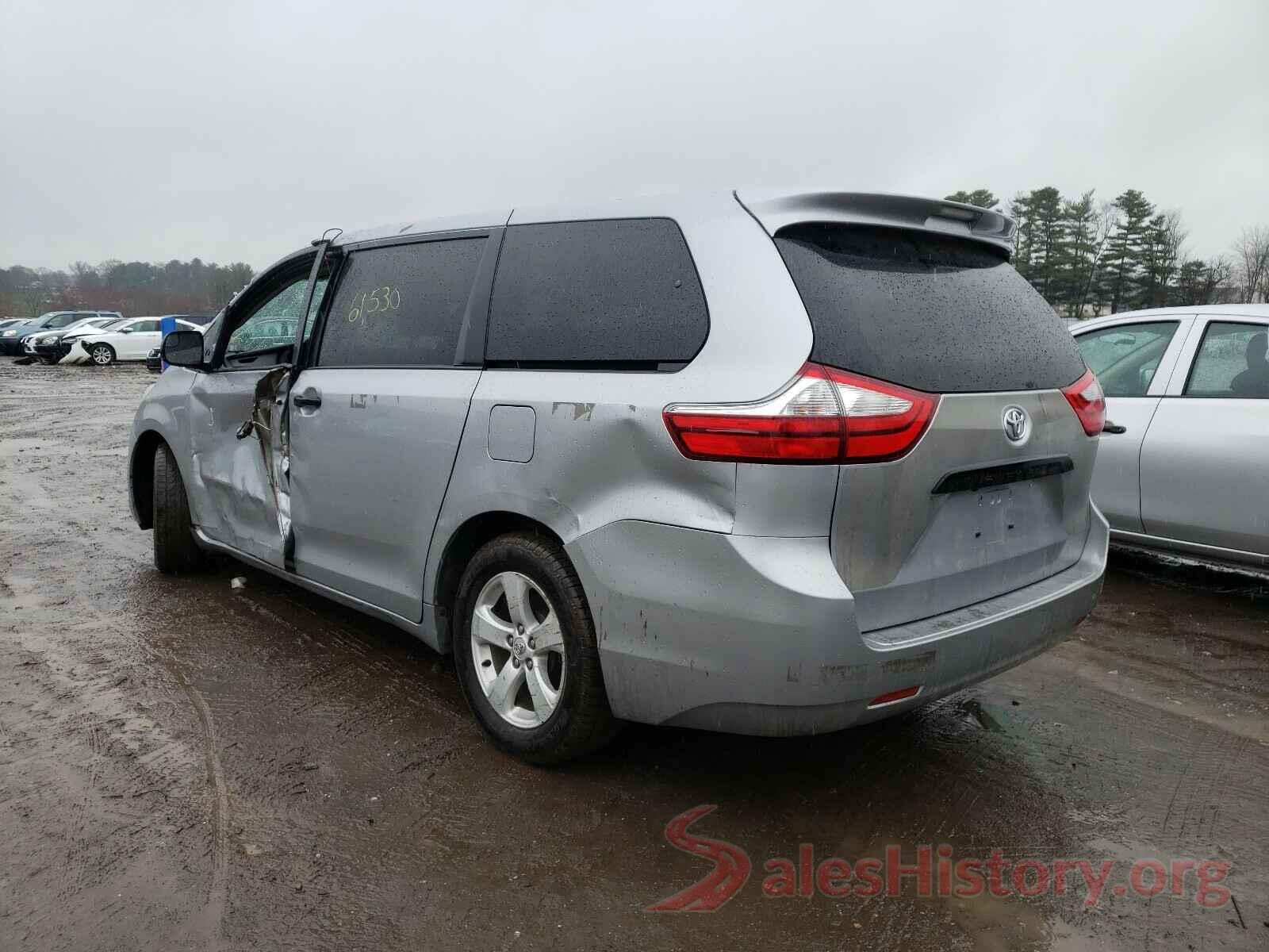 5TDZK3DC4GS708007 2016 TOYOTA SIENNA