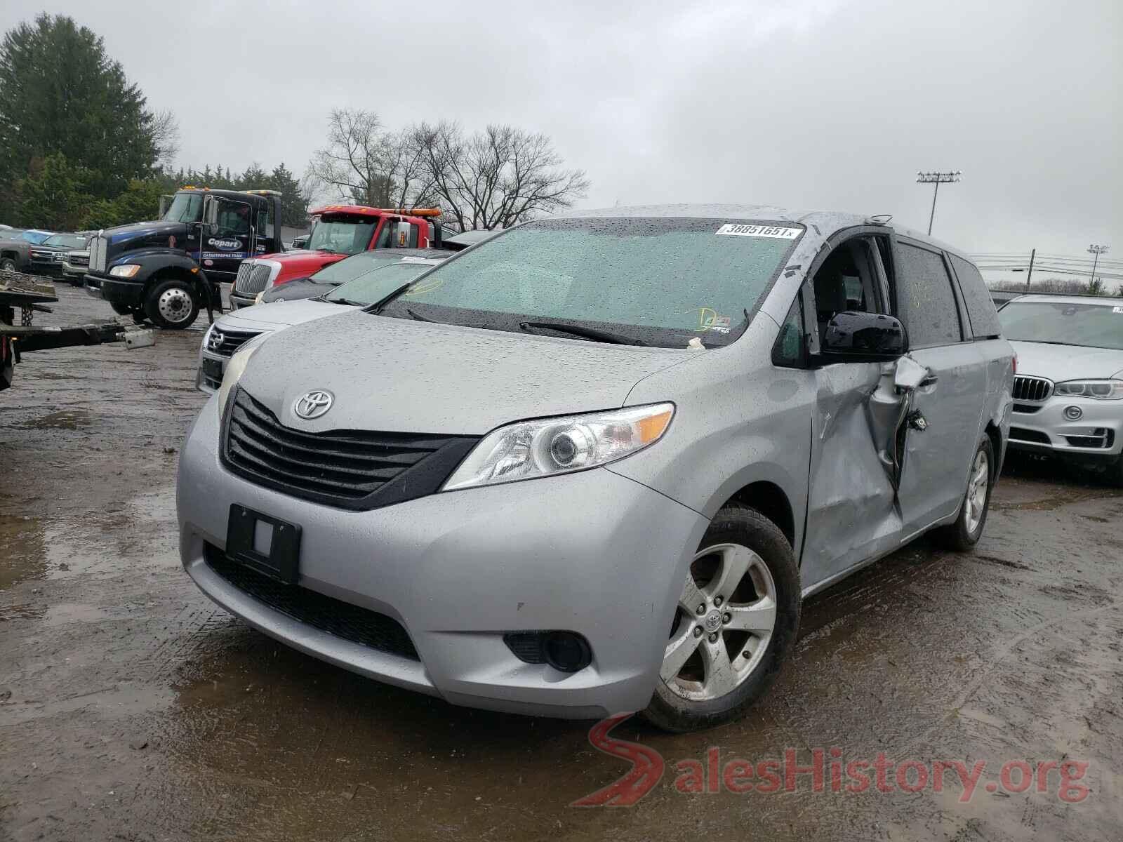 5TDZK3DC4GS708007 2016 TOYOTA SIENNA