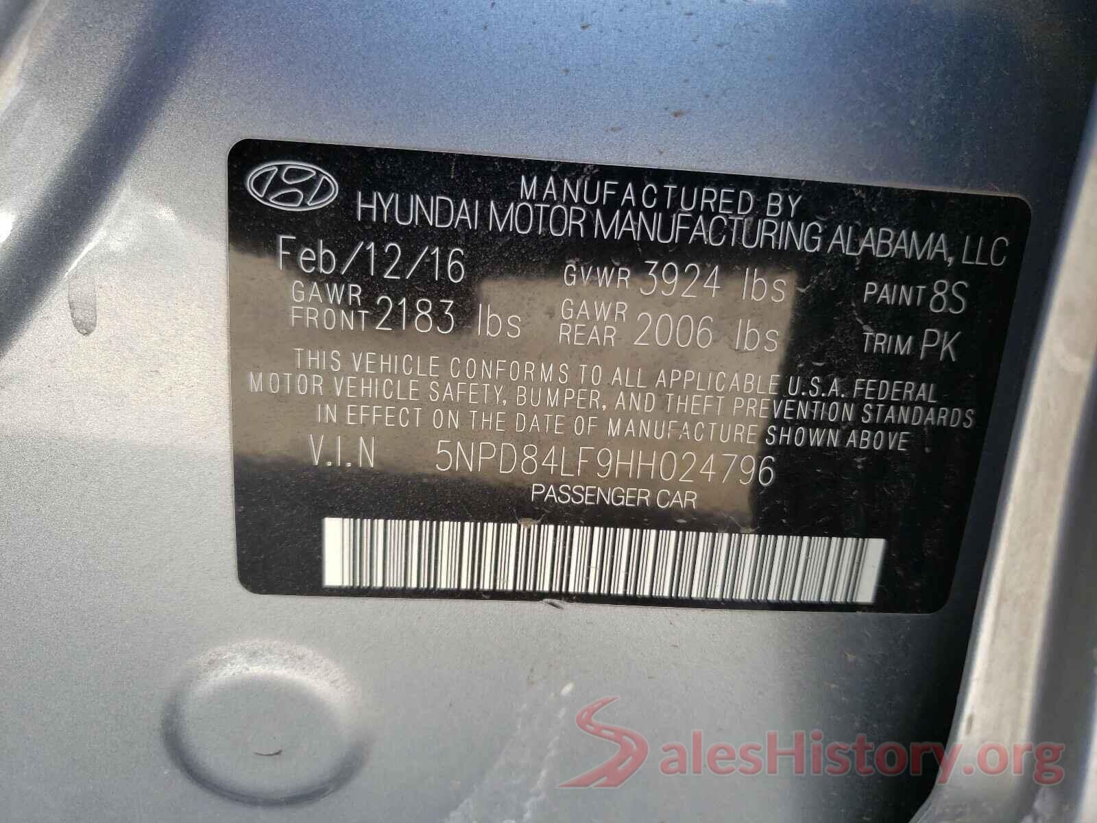 5NPD84LF9HH024796 2017 HYUNDAI ELANTRA