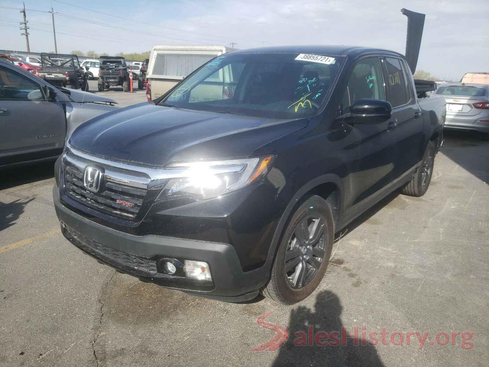 5FPYK2F12KB006967 2019 HONDA RIDGELINE