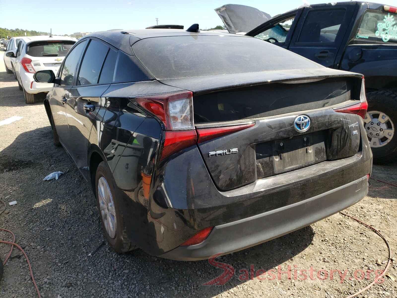 JTDKARFUXK3098430 2019 TOYOTA PRIUS