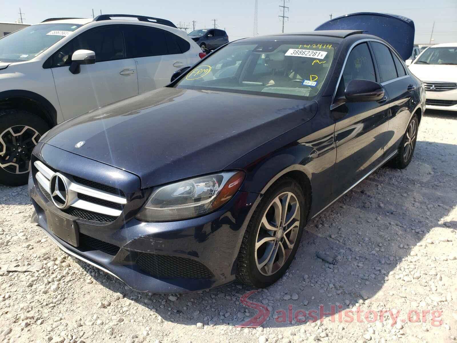 WDDWF4JB6GR142414 2016 MERCEDES-BENZ C CLASS