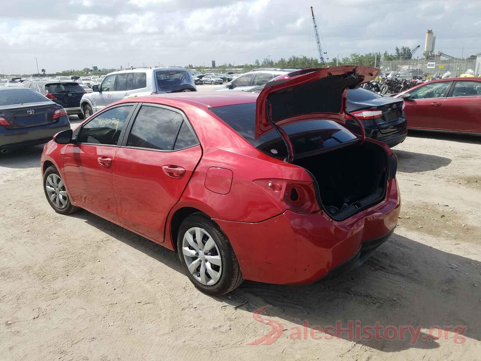 2T1BURHE8GC659123 2016 TOYOTA COROLLA