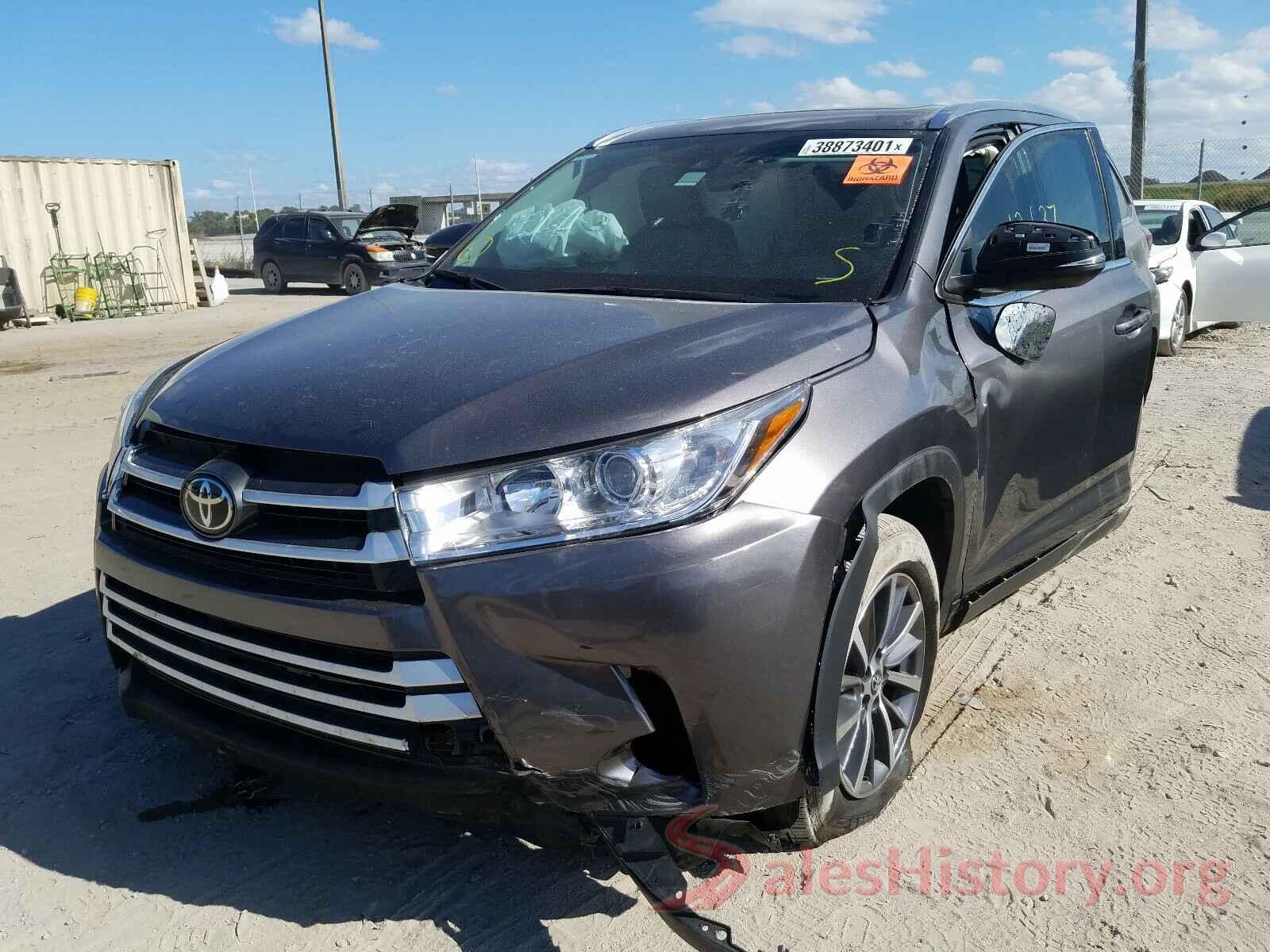 5TDKZRFH0KS334786 2019 TOYOTA HIGHLANDER