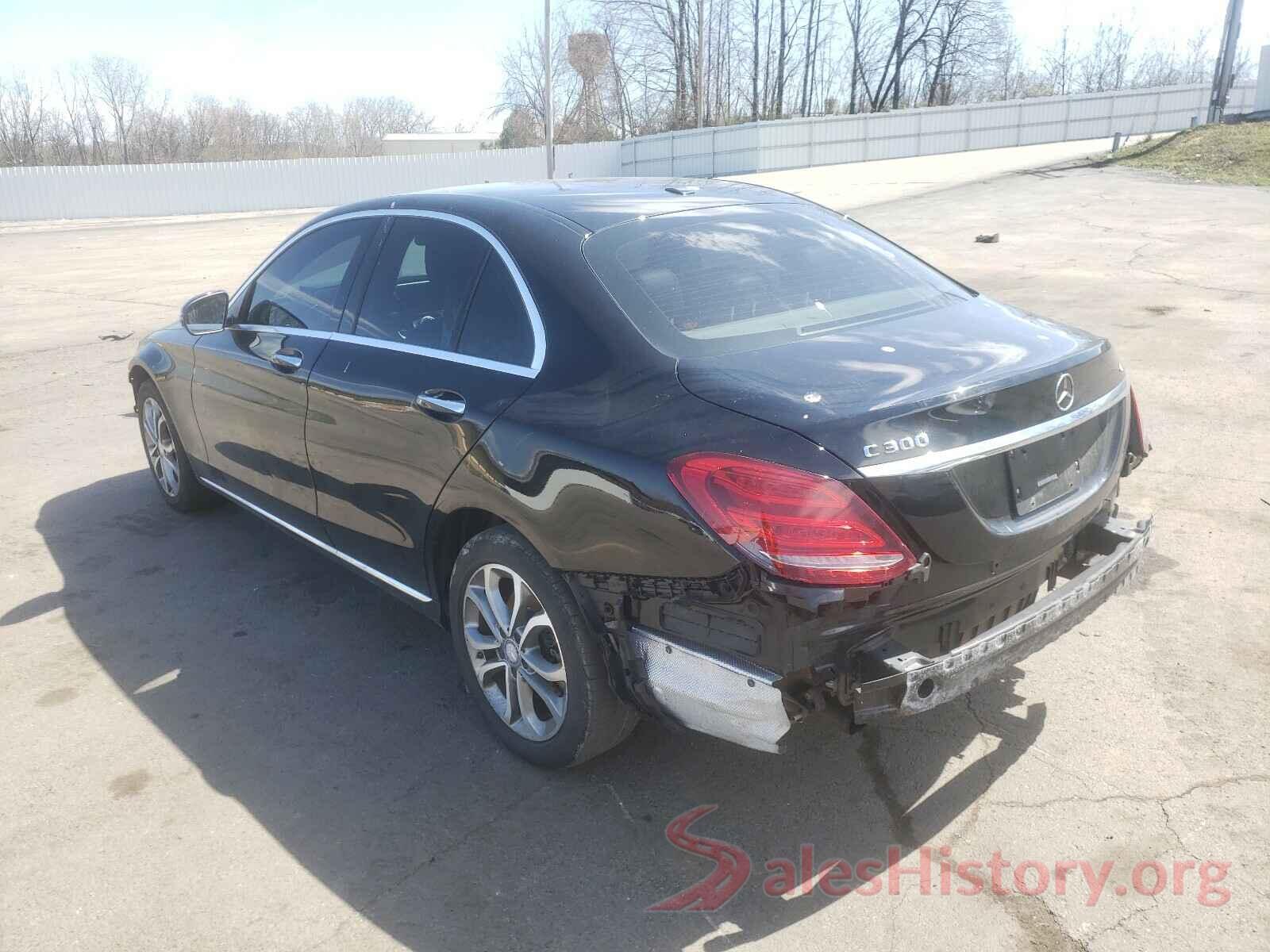 55SWF4KB1GU103243 2016 MERCEDES-BENZ C CLASS