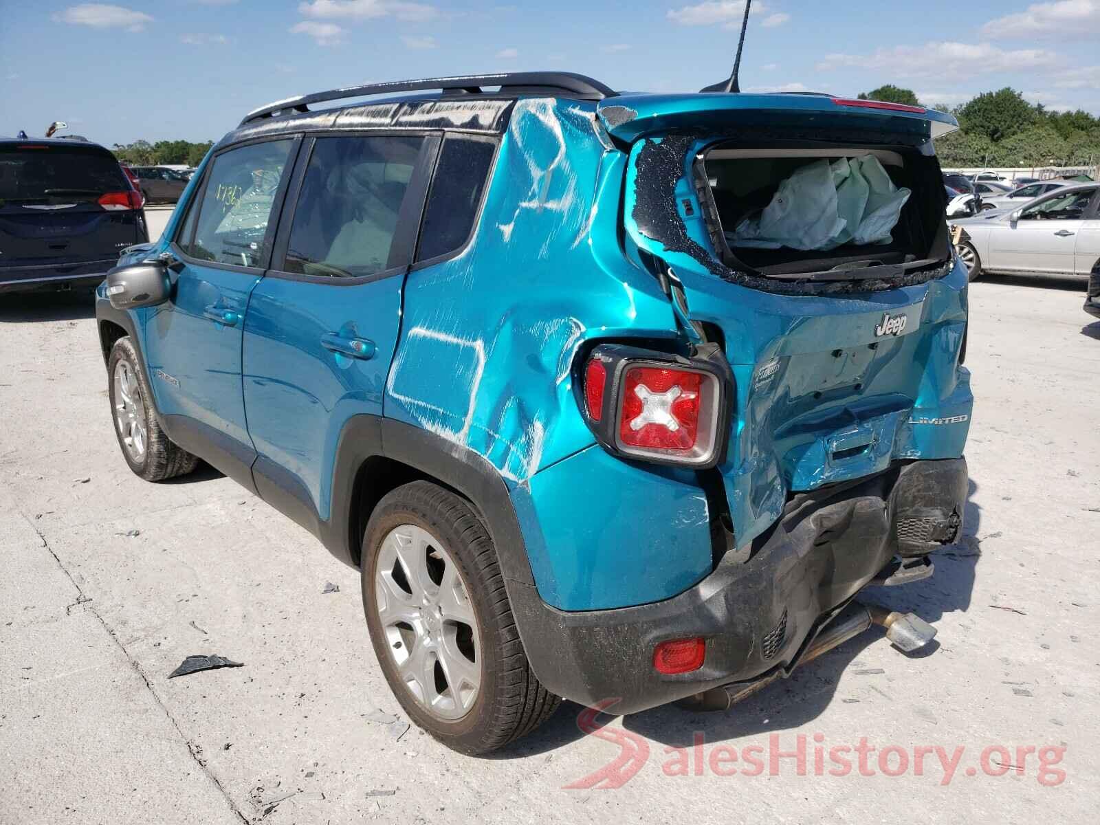 ZACNJAD12LPL00159 2020 JEEP RENEGADE