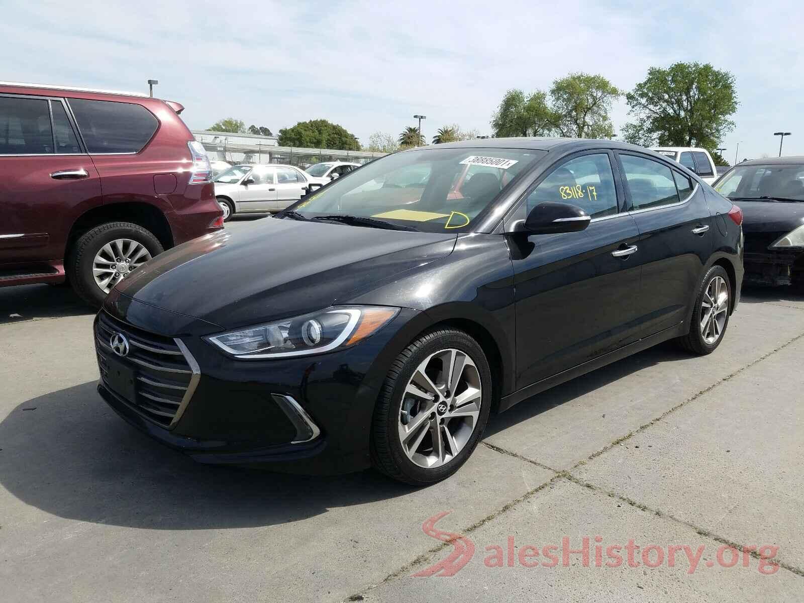 5NPD84LF1HH073619 2017 HYUNDAI ELANTRA