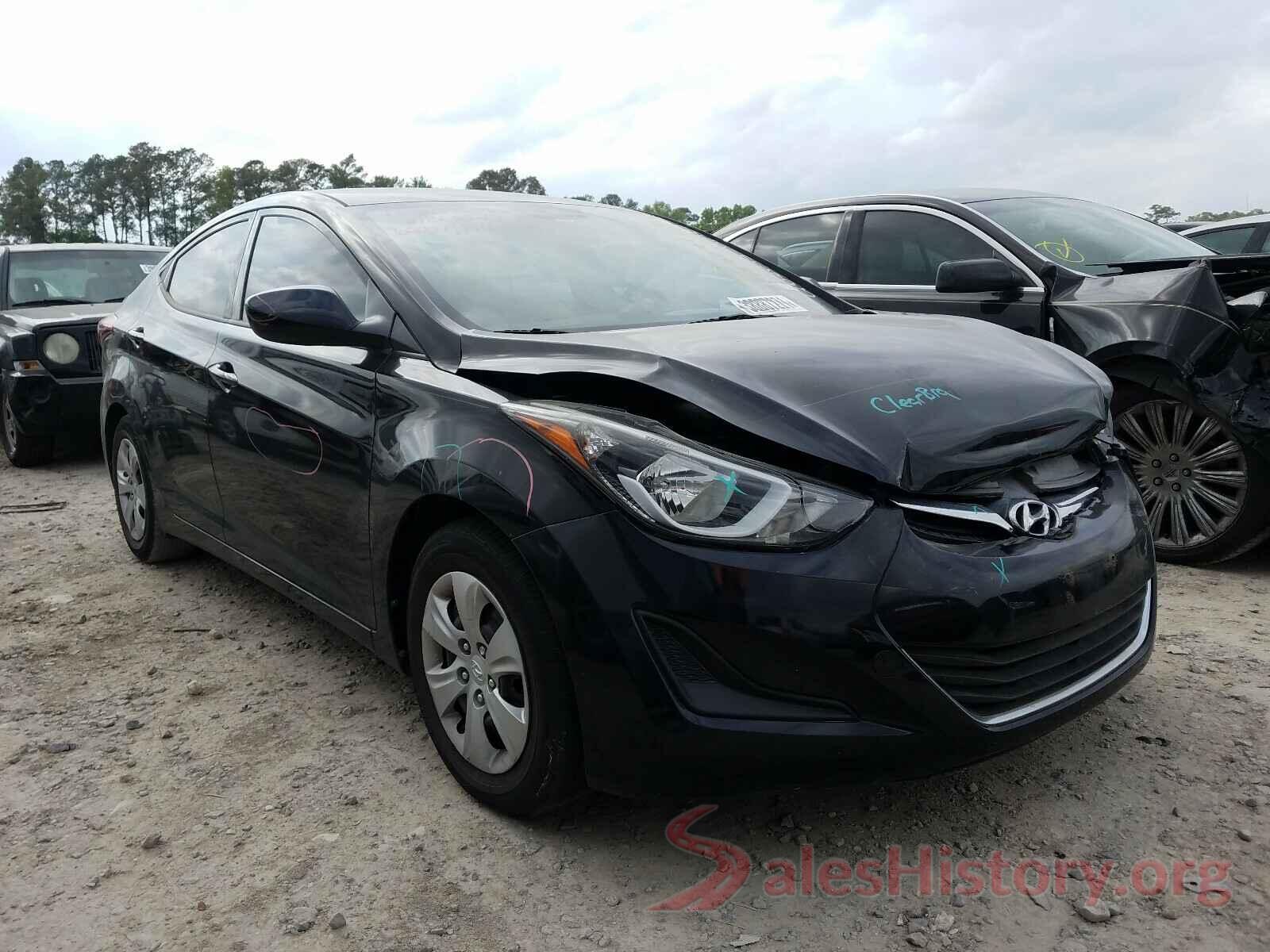 KMHDH4AE9GU635177 2016 HYUNDAI ELANTRA