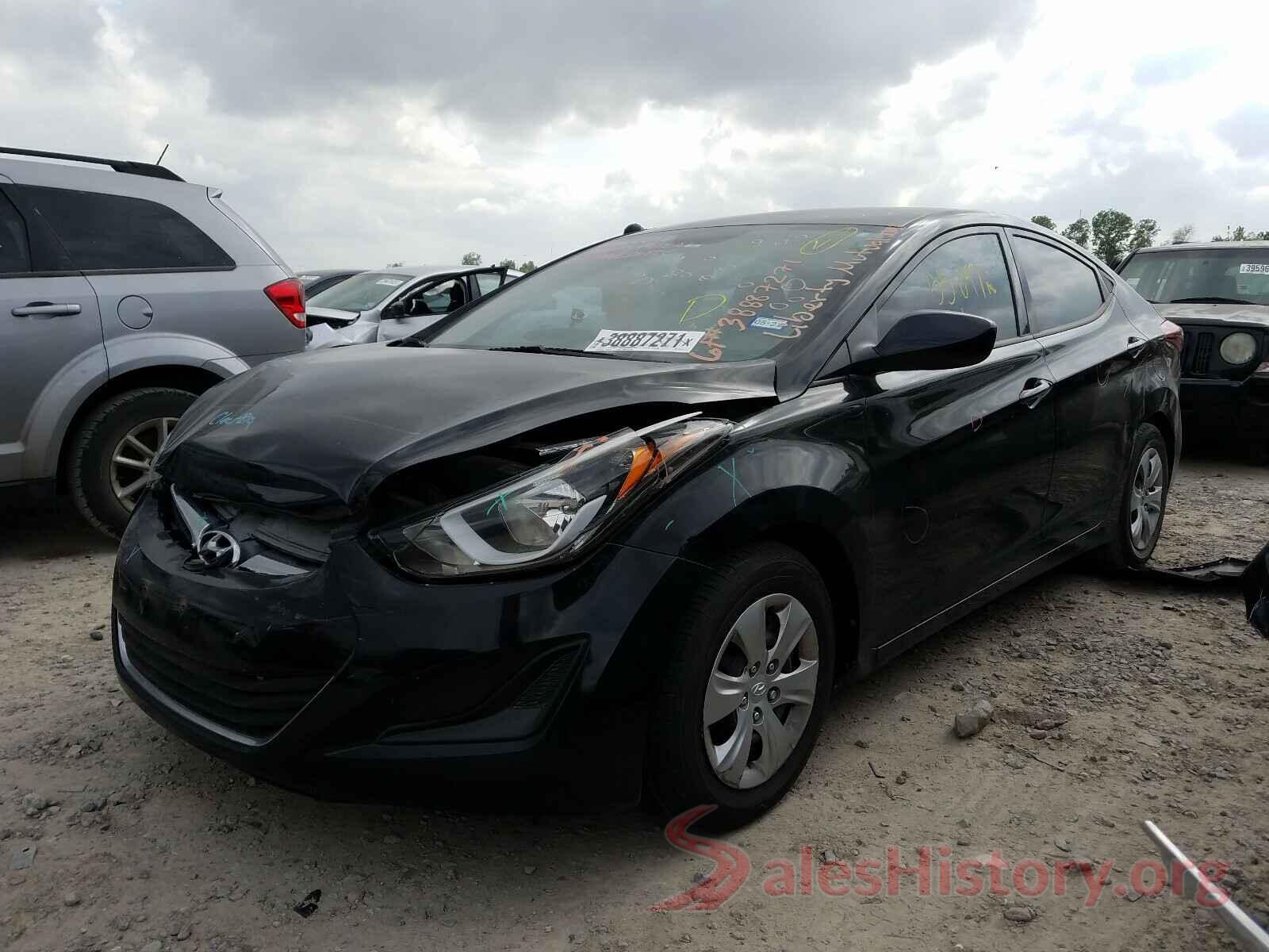 KMHDH4AE9GU635177 2016 HYUNDAI ELANTRA