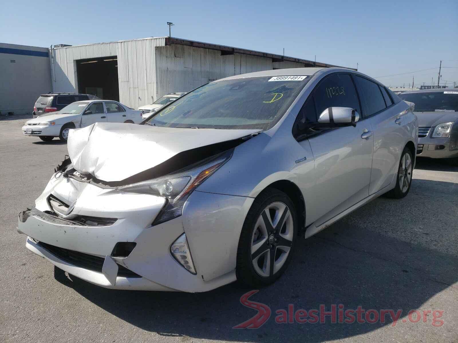 JTDKARFU0H3030923 2017 TOYOTA PRIUS