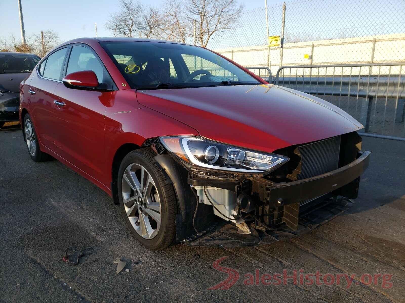 KMHD84LF6HU339394 2017 HYUNDAI ELANTRA