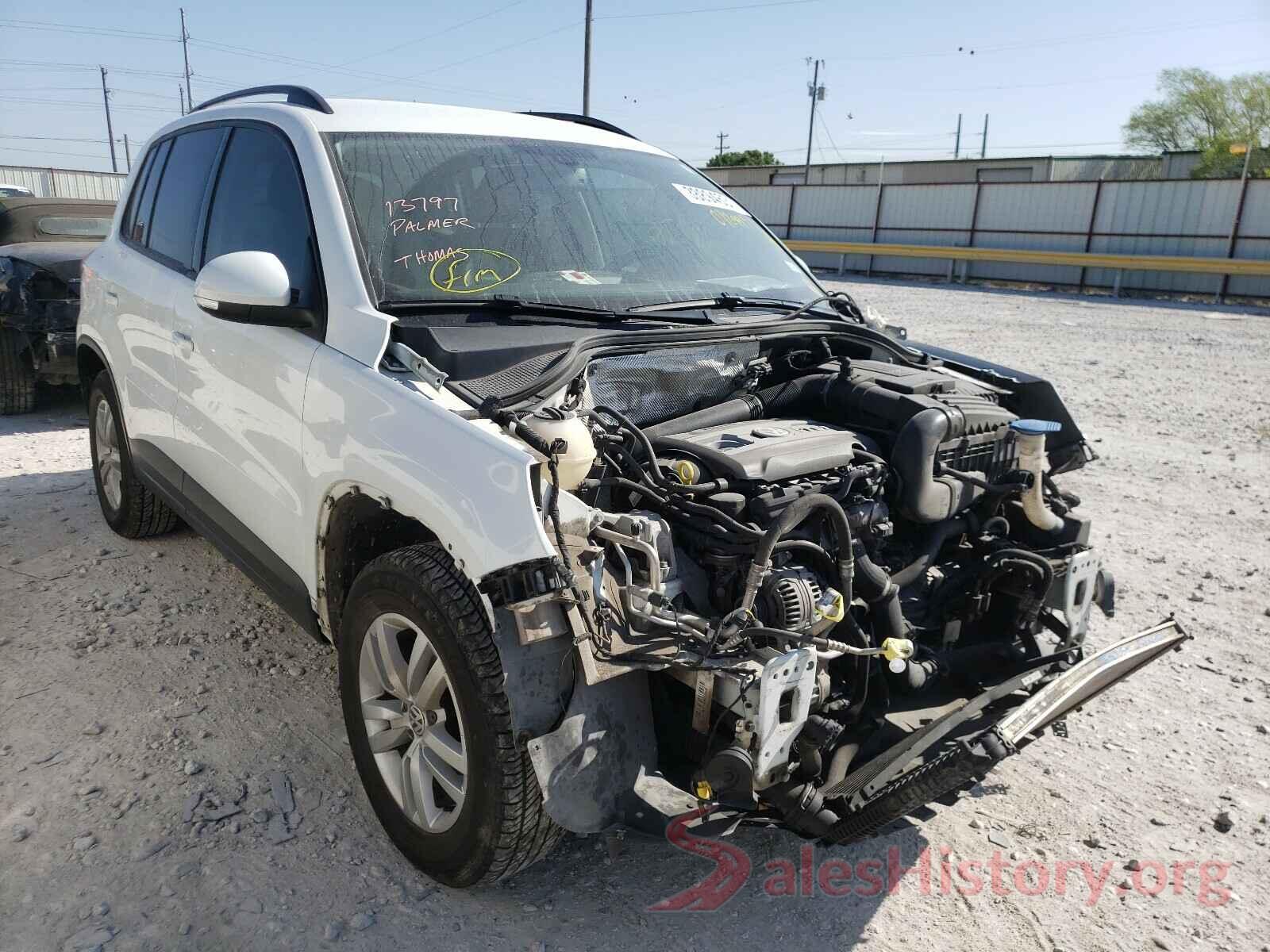 WVGBV7AX3HK012993 2017 VOLKSWAGEN TIGUAN