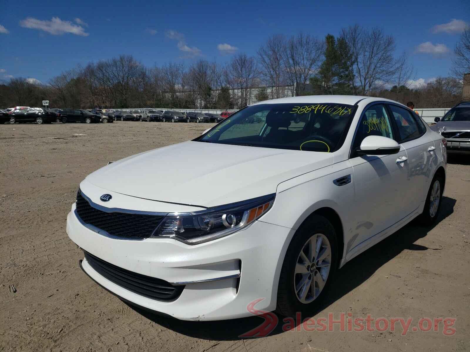 KNAGT4L31G5104526 2016 KIA OPTIMA