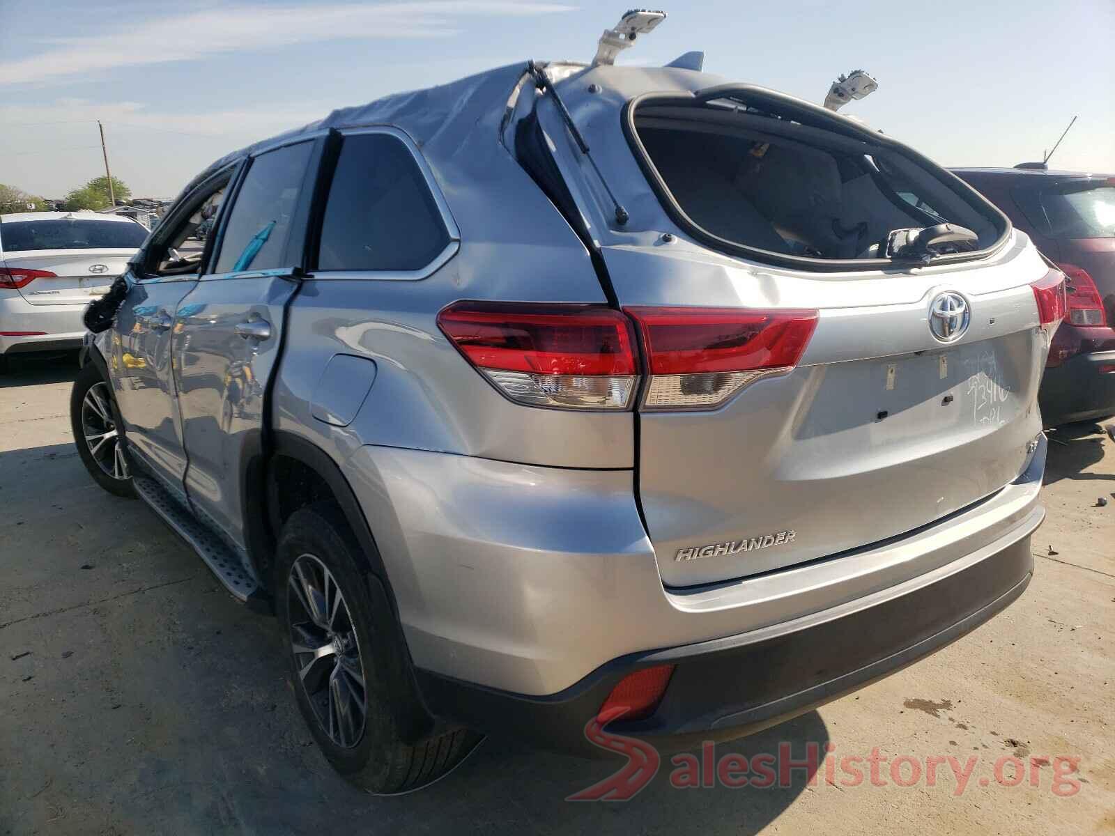 5TDZZRFH3JS284530 2018 TOYOTA HIGHLANDER