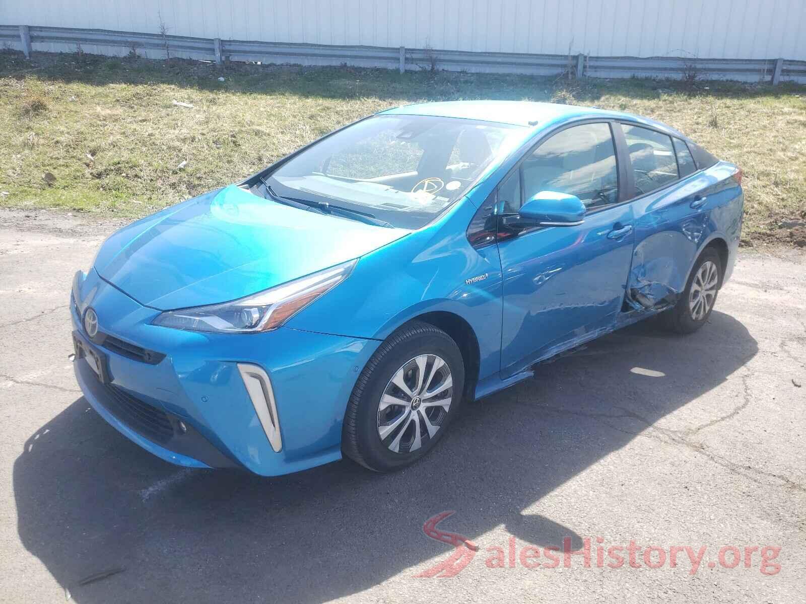 JTDL9RFU5K3008405 2019 TOYOTA PRIUS