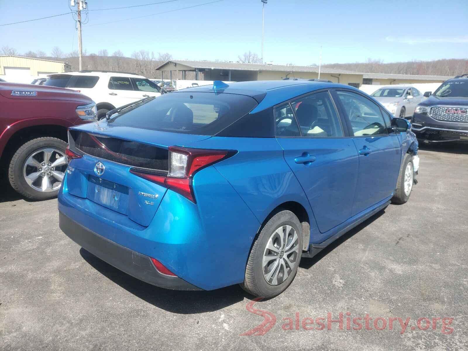 JTDL9RFU5K3008405 2019 TOYOTA PRIUS