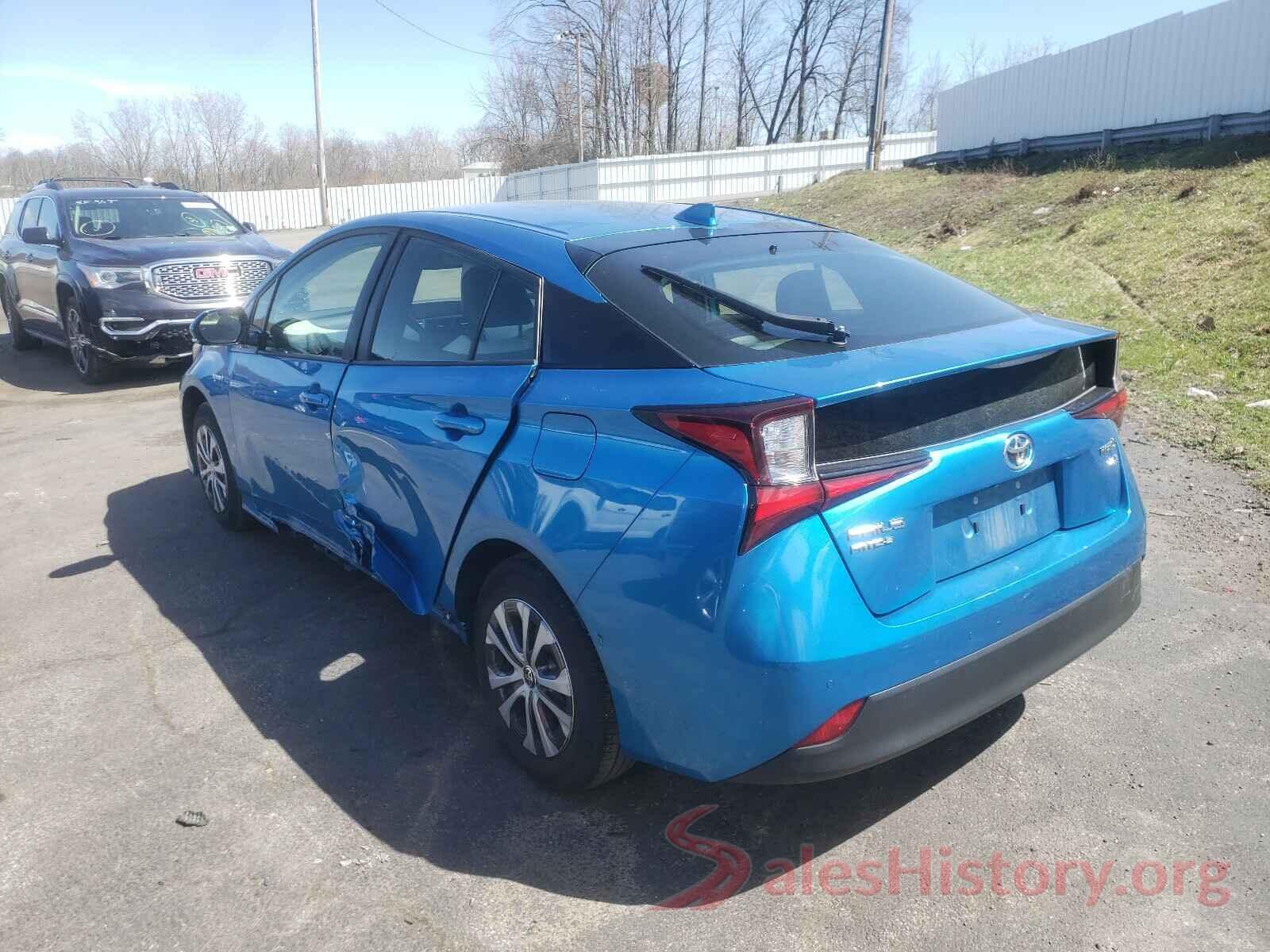 JTDL9RFU5K3008405 2019 TOYOTA PRIUS