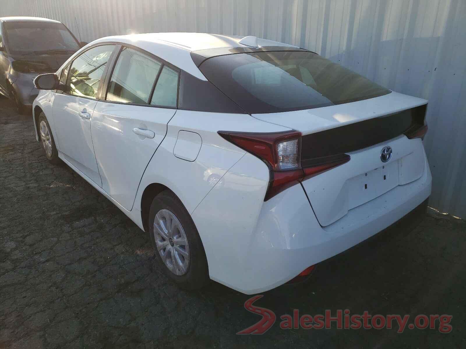 JTDKARFU2L3125282 2020 TOYOTA PRIUS