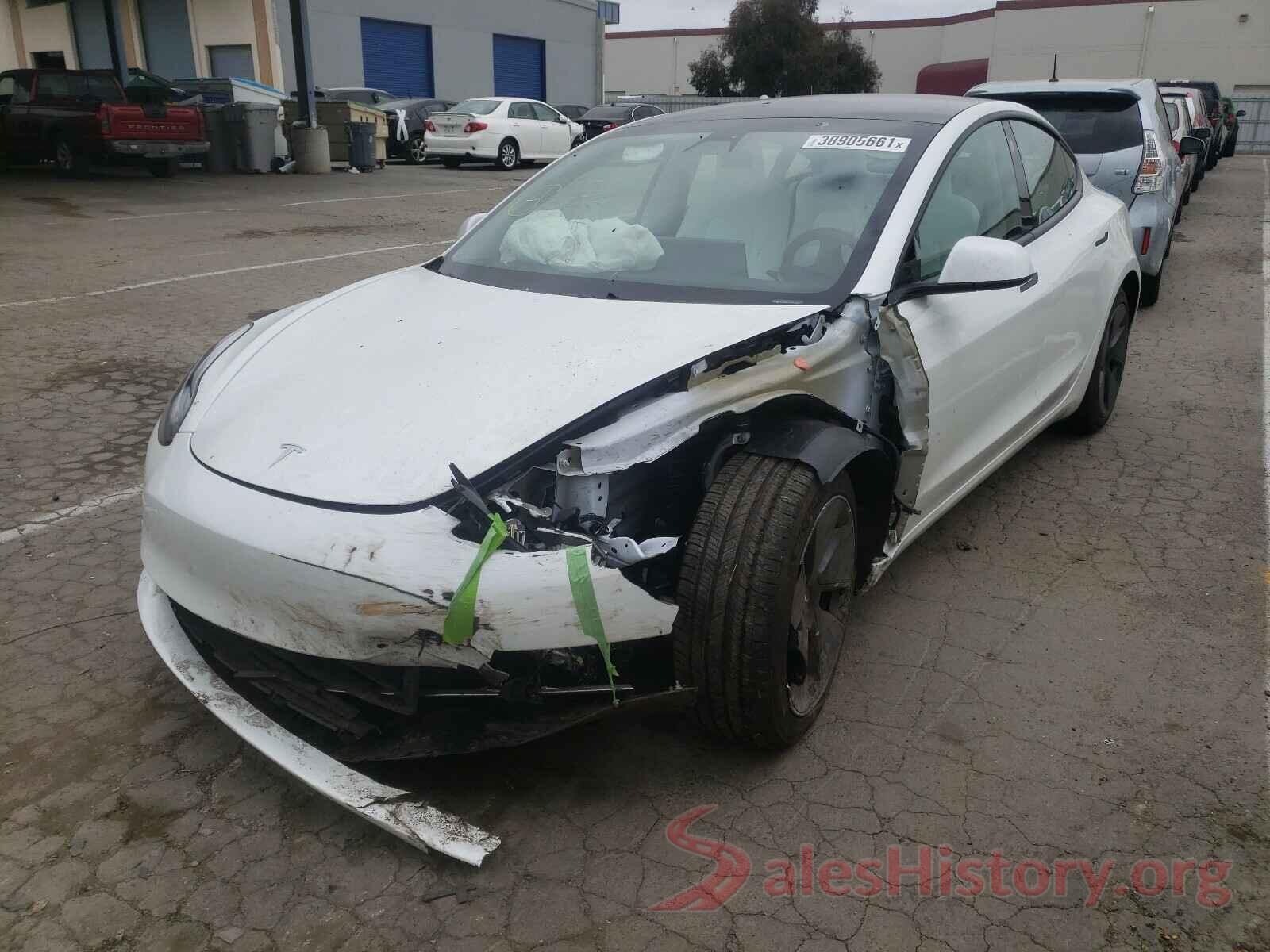 5YJ3E1EAXMF858881 2021 TESLA MODEL 3