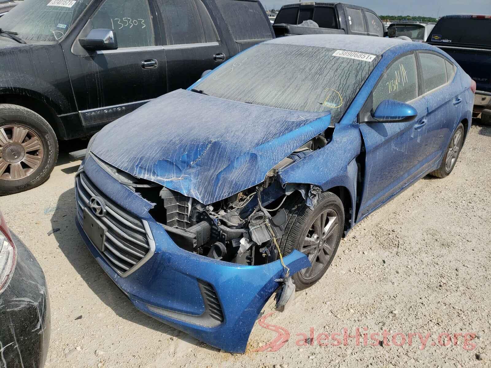 5NPD84LF6HH004845 2017 HYUNDAI ELANTRA