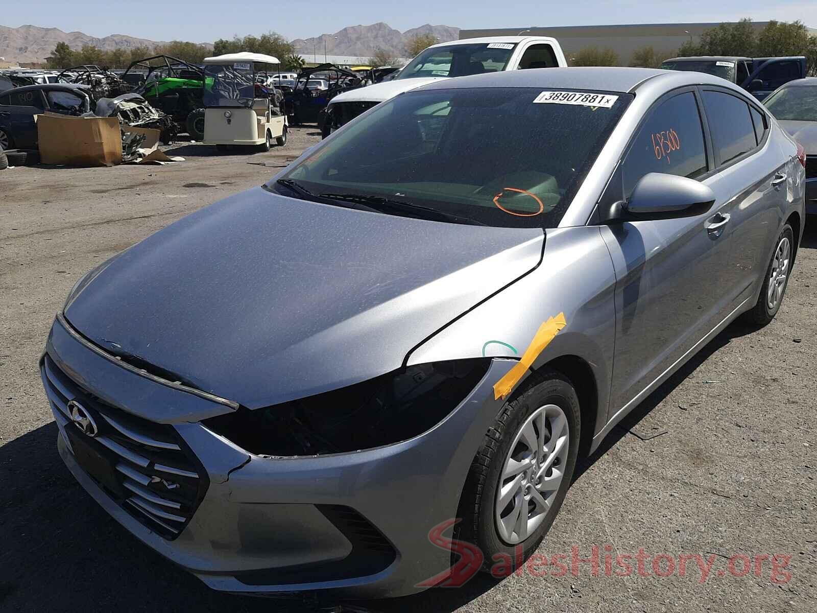 5NPD74LF8HH138565 2017 HYUNDAI ELANTRA