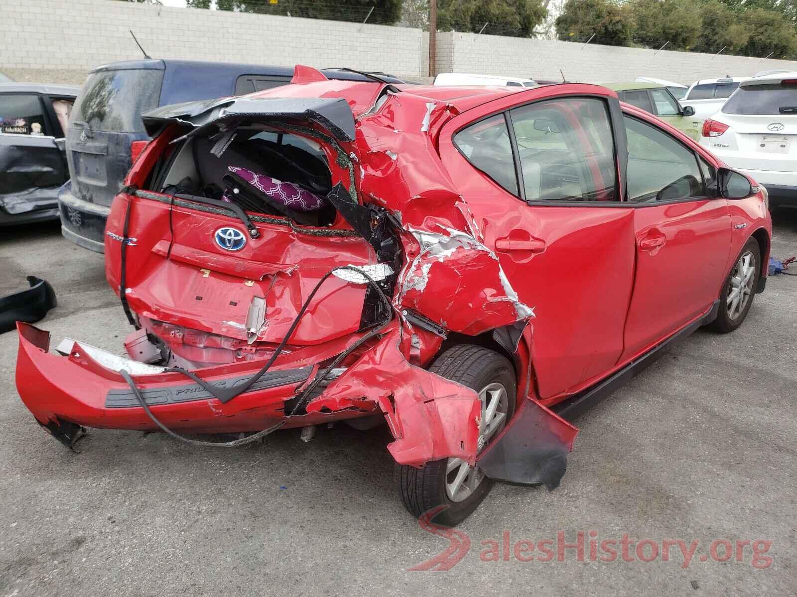 JTDKDTB31H1593623 2017 TOYOTA PRIUS