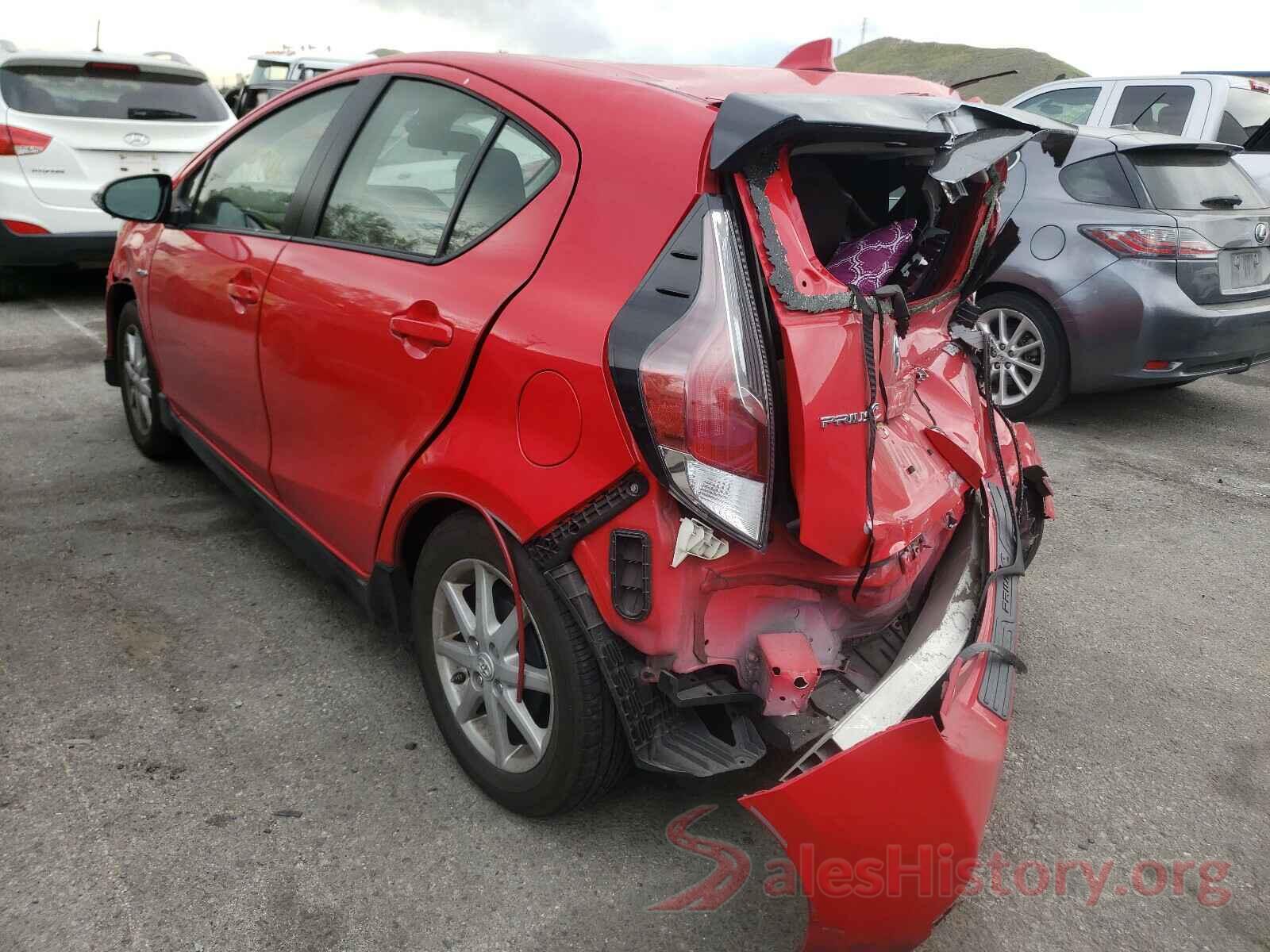 JTDKDTB31H1593623 2017 TOYOTA PRIUS