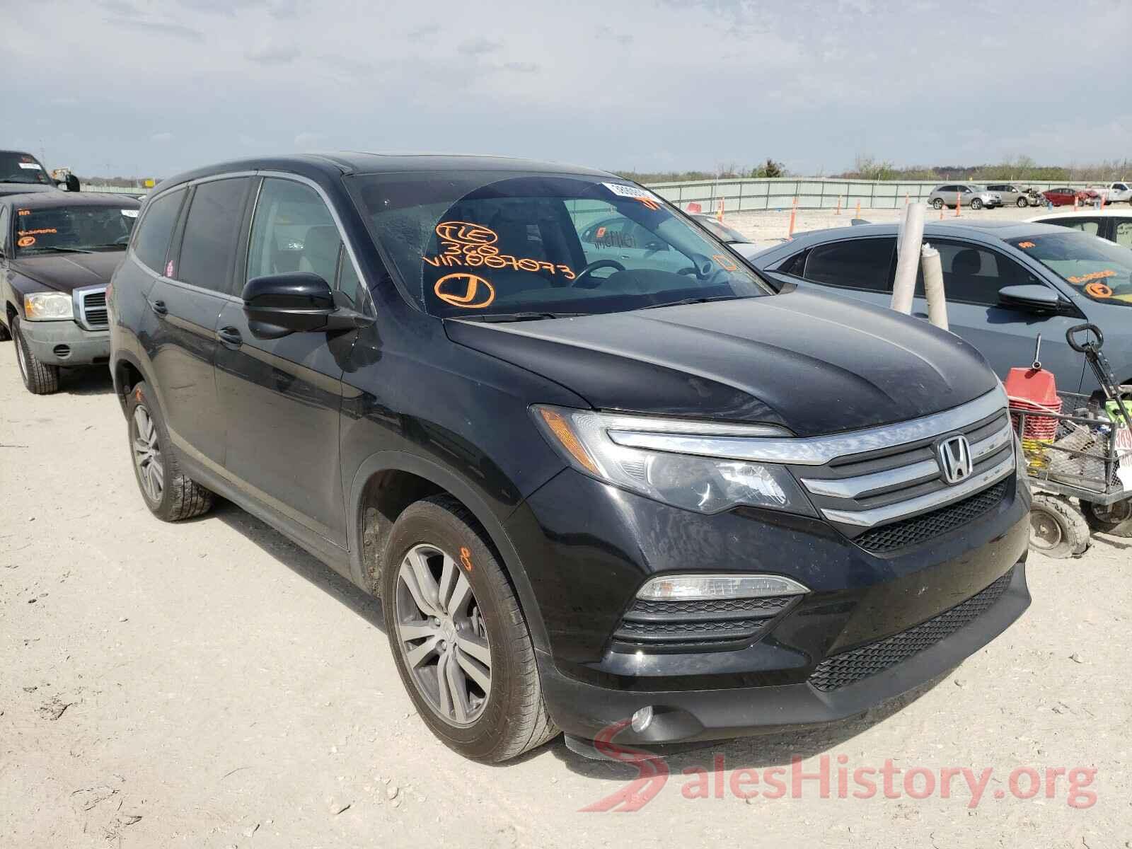 5FNYF6H55GB007073 2016 HONDA PILOT