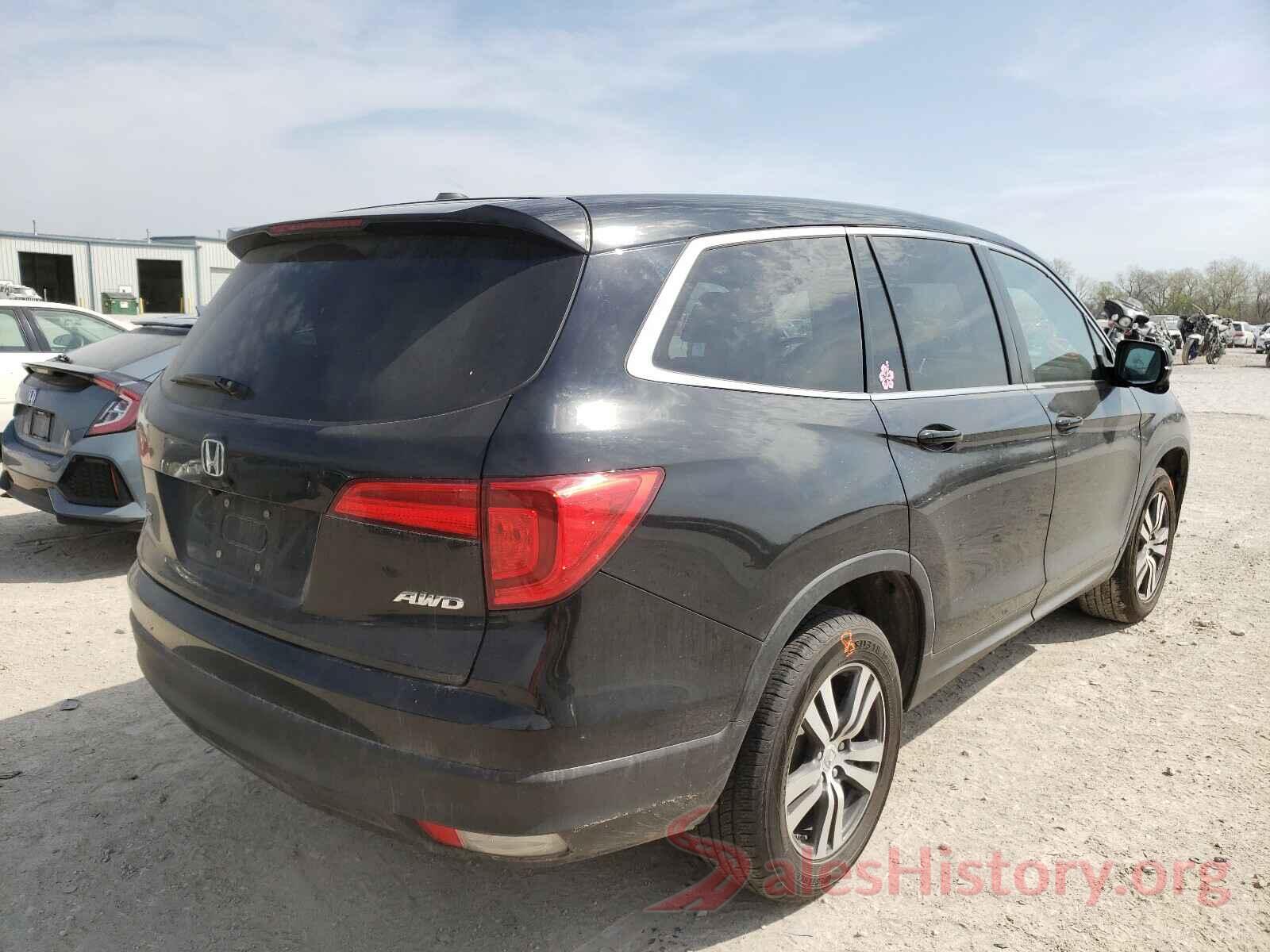 5FNYF6H55GB007073 2016 HONDA PILOT