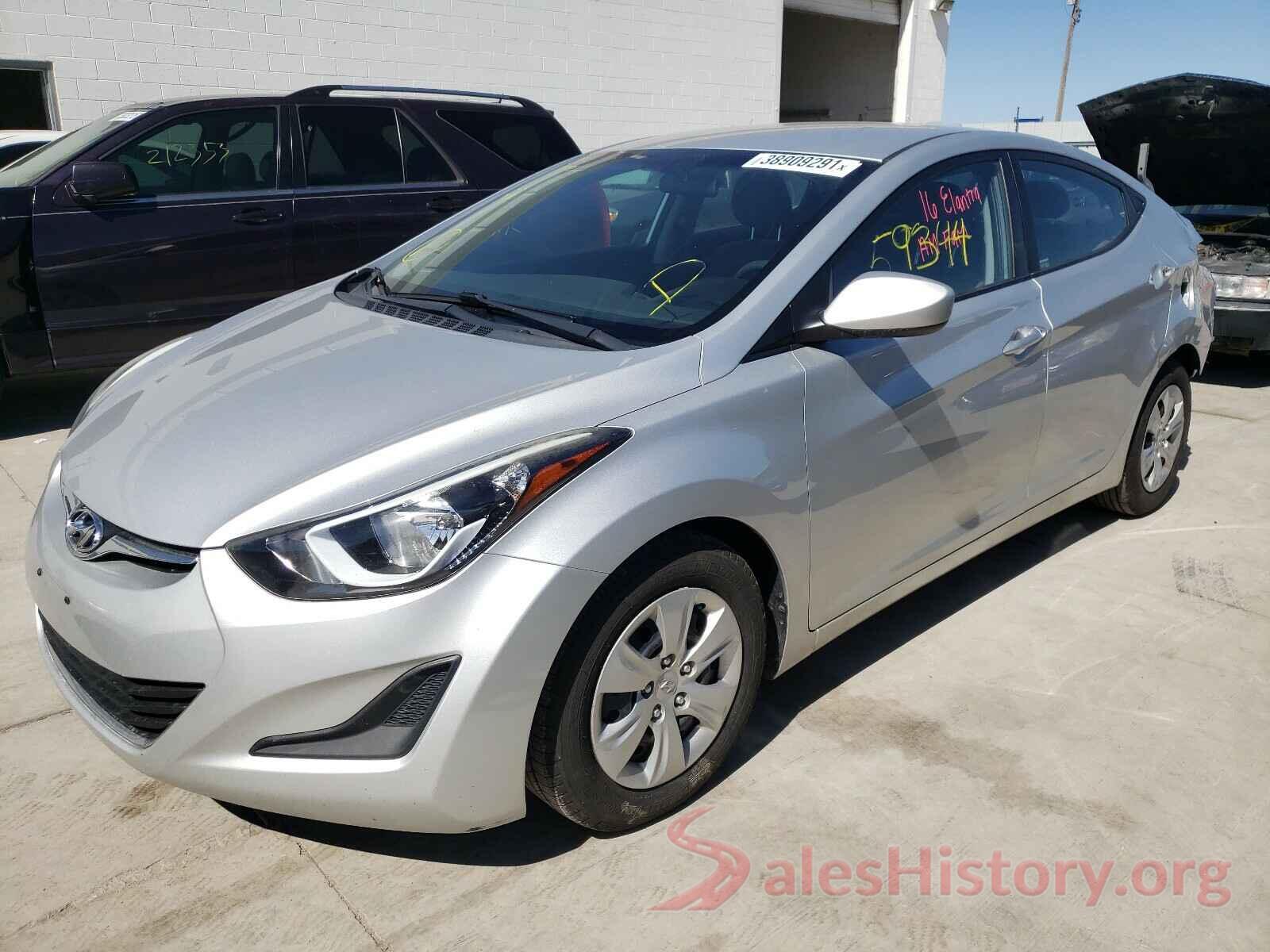 5NPDH4AEXGH687643 2016 HYUNDAI ELANTRA