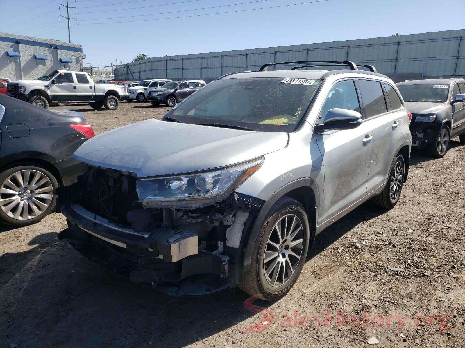 5TDJZRFH0HS387315 2017 TOYOTA HIGHLANDER