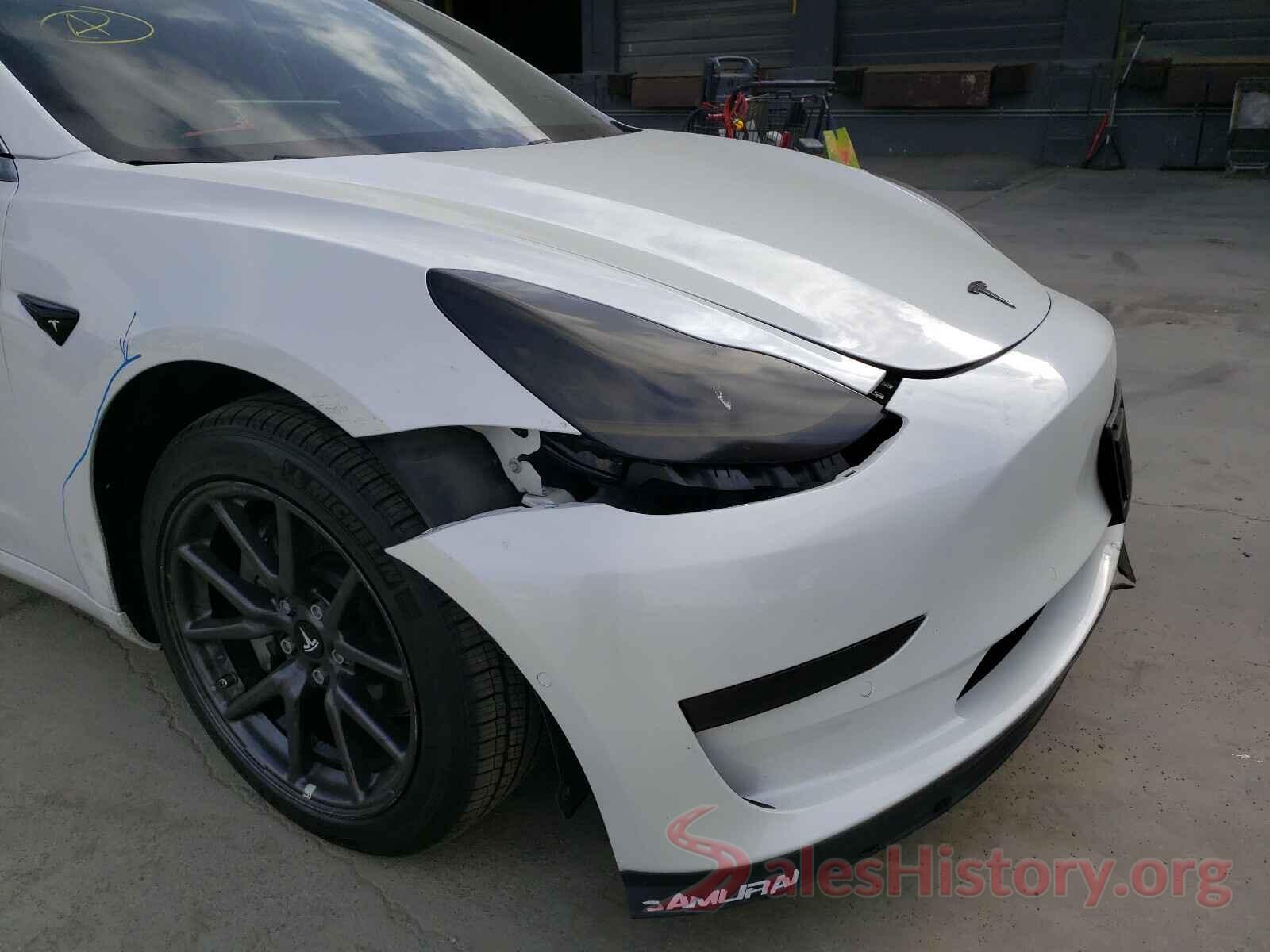 5YJ3E1EBXKF511363 2019 TESLA MODEL 3