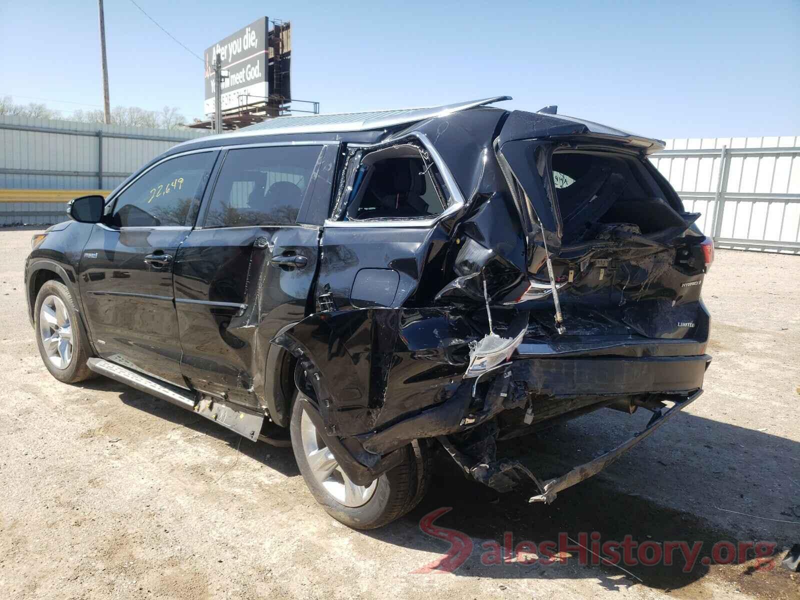 5TDDGRFH3KS069554 2019 TOYOTA HIGHLANDER