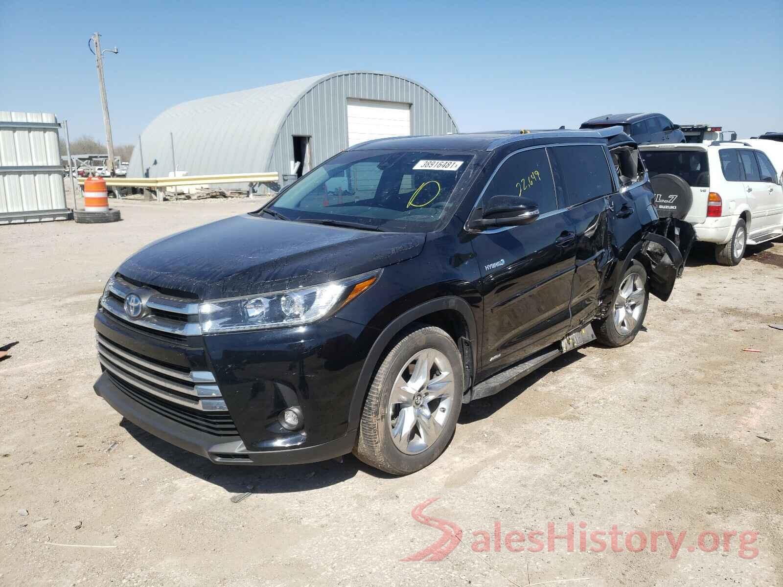 5TDDGRFH3KS069554 2019 TOYOTA HIGHLANDER