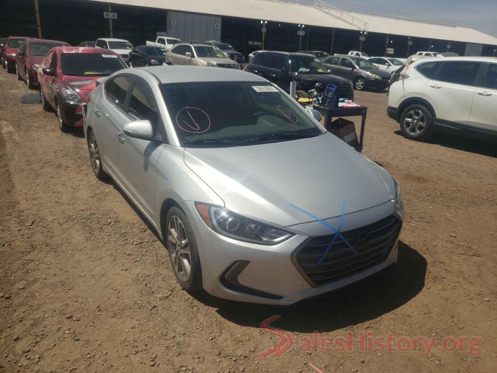 5NPD84LF4HH002334 2017 HYUNDAI ELANTRA