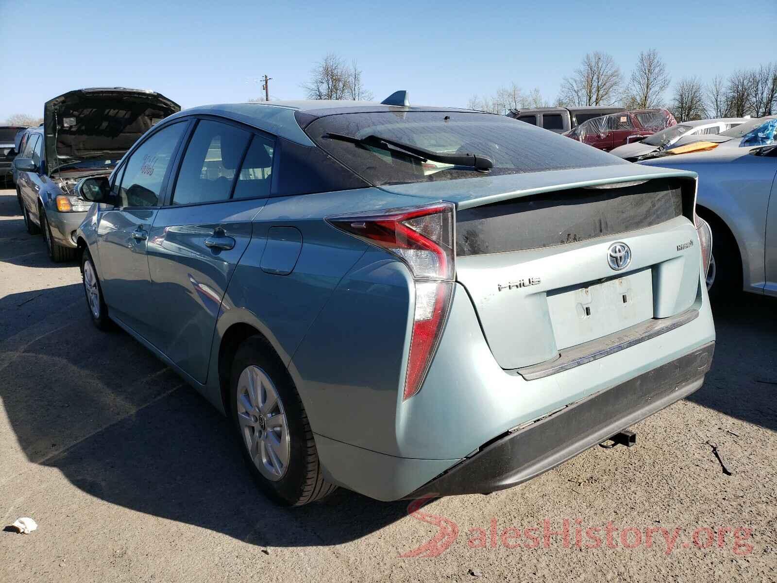 JTDKBRFU5G3003017 2016 TOYOTA PRIUS