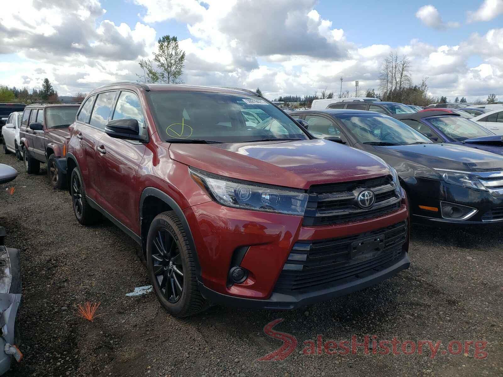 5TDJZRFH3KS984207 2019 TOYOTA HIGHLANDER